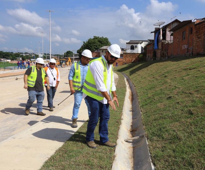 Nova avenida de Manaus é inspecionada e pode ser entregue a população em maio  