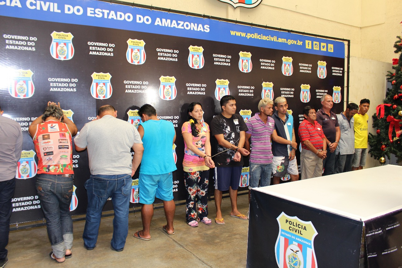 Operação da PC prende 25 pessoas em Manaus