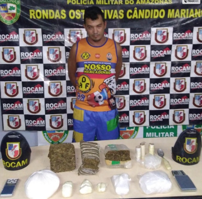 Em Manaus, polícia fecha laboratório de drogas e prende dois homens