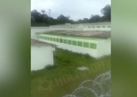 Vídeo flagra barulho de ‘obra’ de detentos em presídio do Amazonas