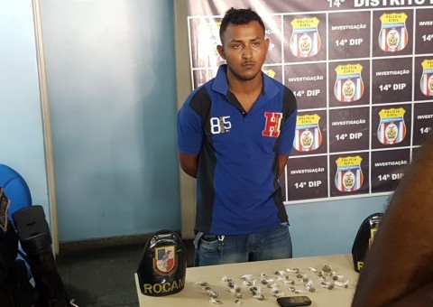 Foragido é preso com drogas e anotações do tráfico em Manaus