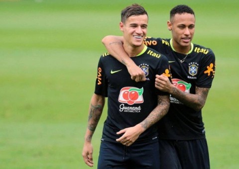 Coutinho formará dupla de R$ 1,48 bilhão com Neymar na seleção