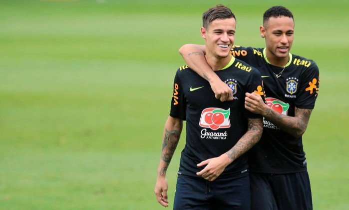 Coutinho formará dupla de R$ 1,48 bilhão com Neymar na seleção