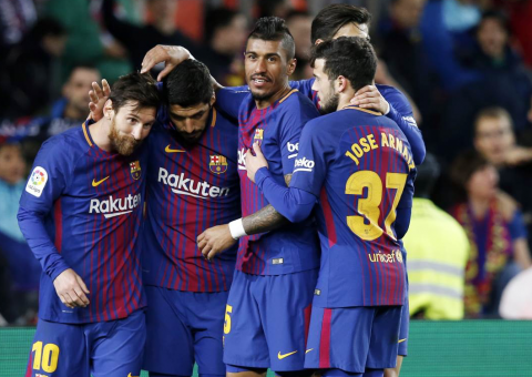 Sem Coutinho no Camp Nou, Barça vence outra no Espanhol