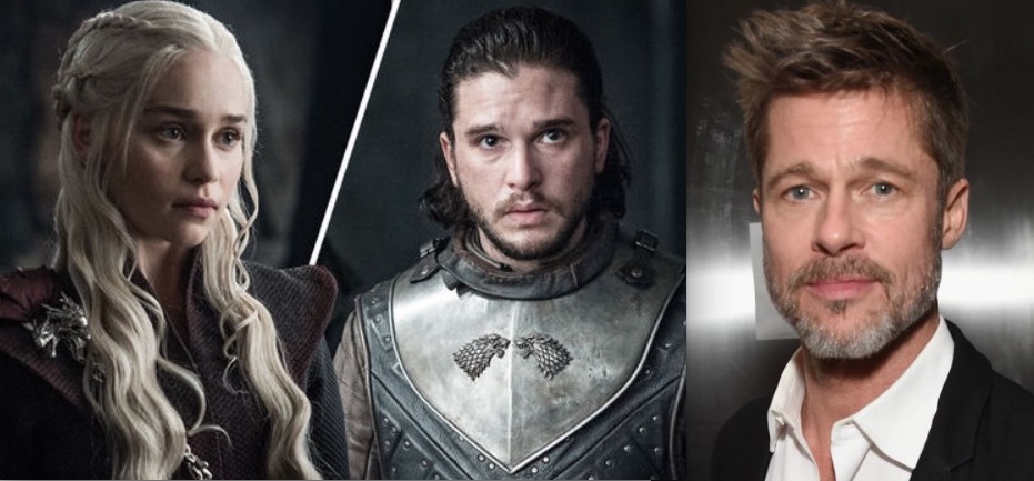 Brad Pitt oferece US$ 120 mil para ter sessão de GOT astros da série