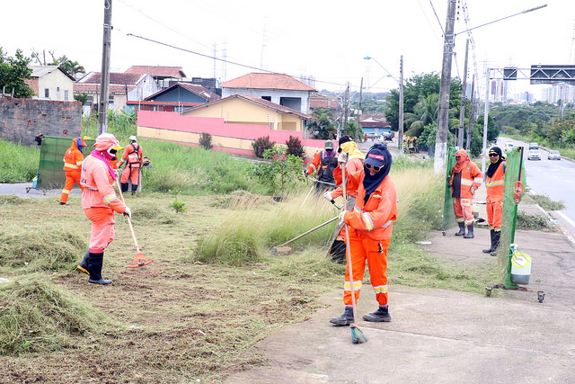 Parque 10 recebe mutirão de limpeza da prefeitura nesta terça-feira