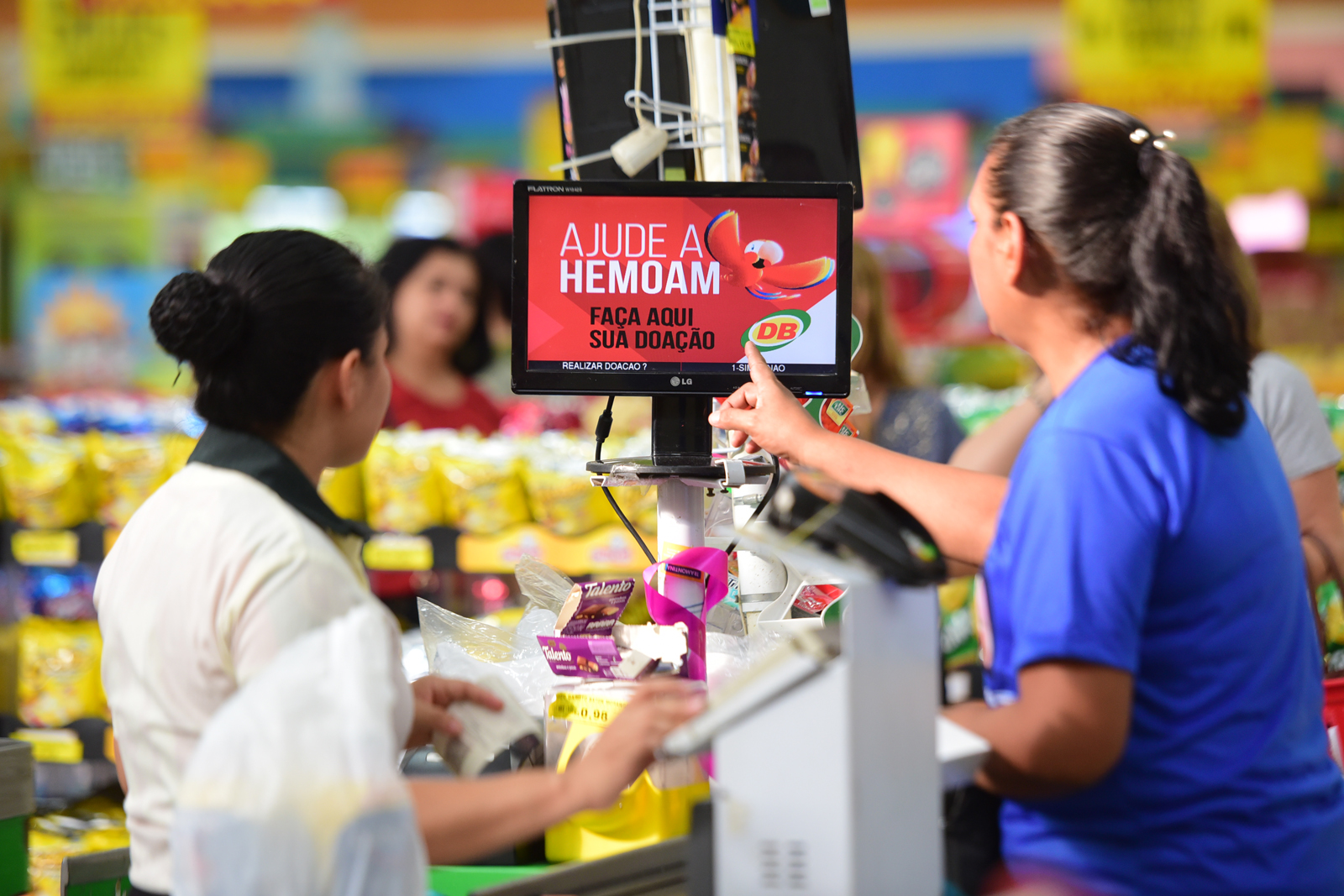 Hemoam arrecada mais de R$ 65 mil em campanha 'Troco Solidário'