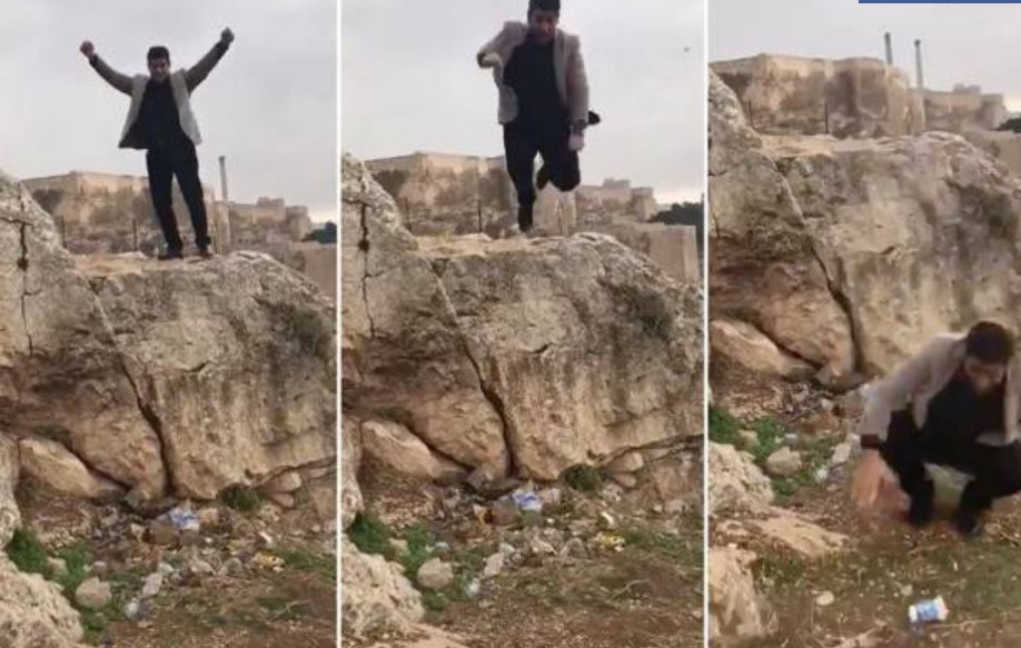 Homem faz vídeo para comemorar aniversário e rola para a morte