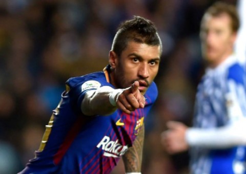 Paulinho marca, Suárez brilha e Barcelona bate Real Sociedad de virada