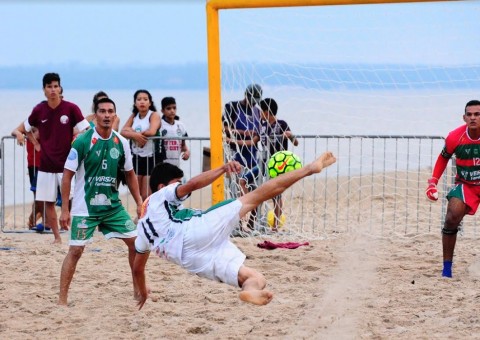 1ª Taça Amazonas de Futebol de Areia começa neste sábado na Ponta Negra