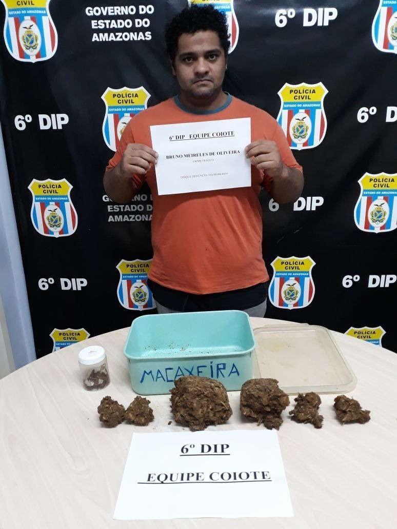 Homem que guardava drogas para traficantes da Zona Norte é preso em Manaus