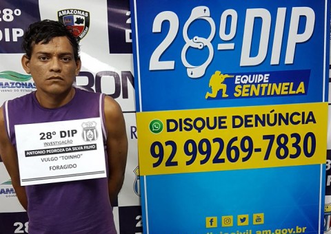 Foragido da Justiça é preso após denúncias em Manaus