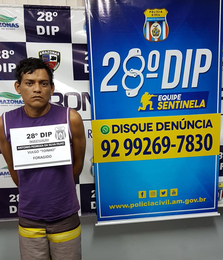 Foragido da Justiça é preso após denúncias em Manaus