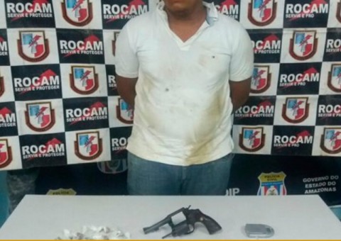 Após troca de tiros com PM, homem é preso em Manaus