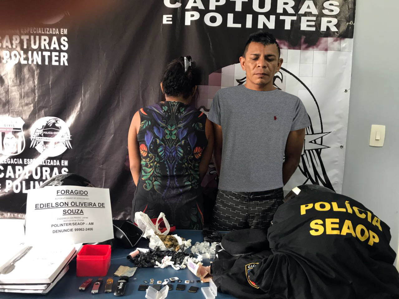 Foragido do massacre no Compaj é preso com drogas em Manaus