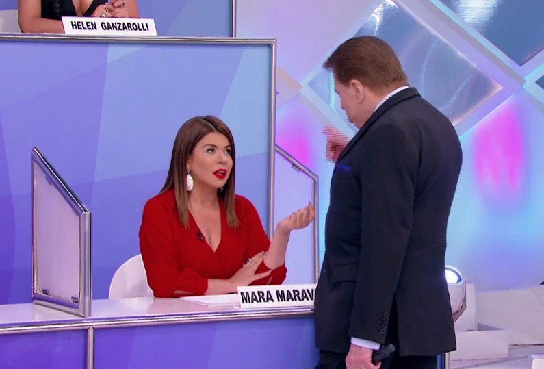 Silvio Santos expulsa Mara Maravilha do ‘Jogo dos Pontinhos’