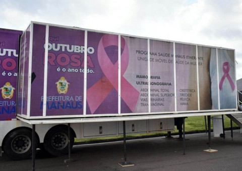 Carreta da Mulher vai realizar 100 atendimentos gratuitos por dia; Saiba onde