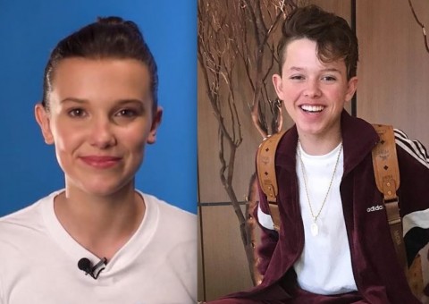 Aos 13, Millie Bobby Brown está namorando cantor