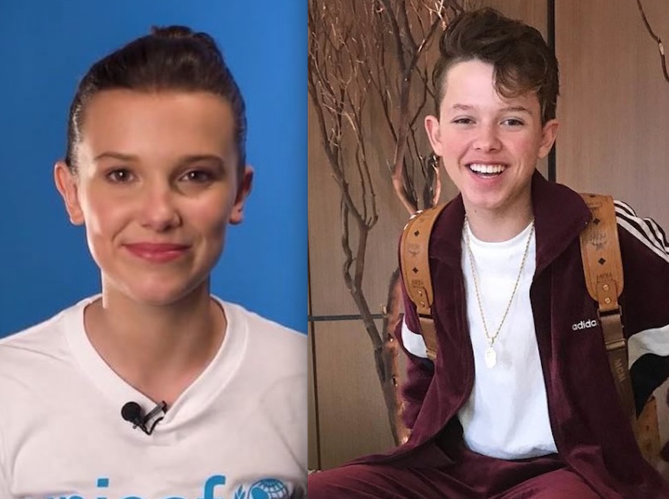Aos 13, Millie Bobby Brown está namorando cantor