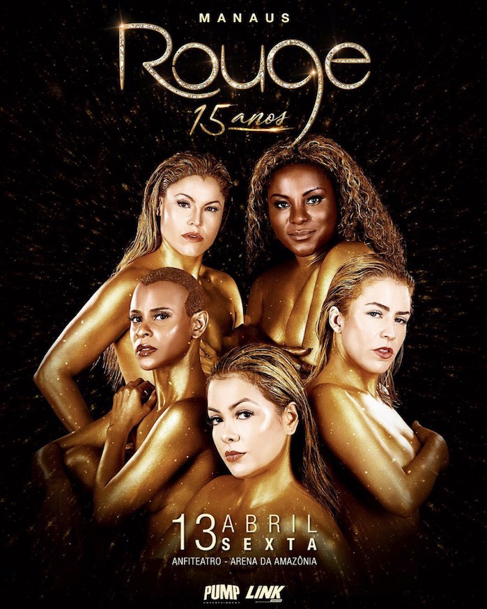Divulgada data do show da Rouge em Manaus