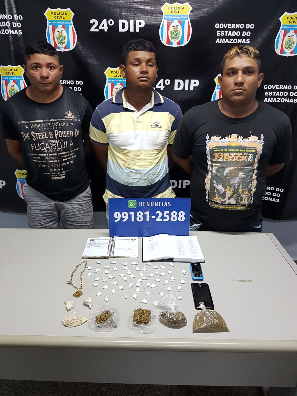 Foragido do Compaj é recapturado enquanto vendia droga na Manaus Moderna