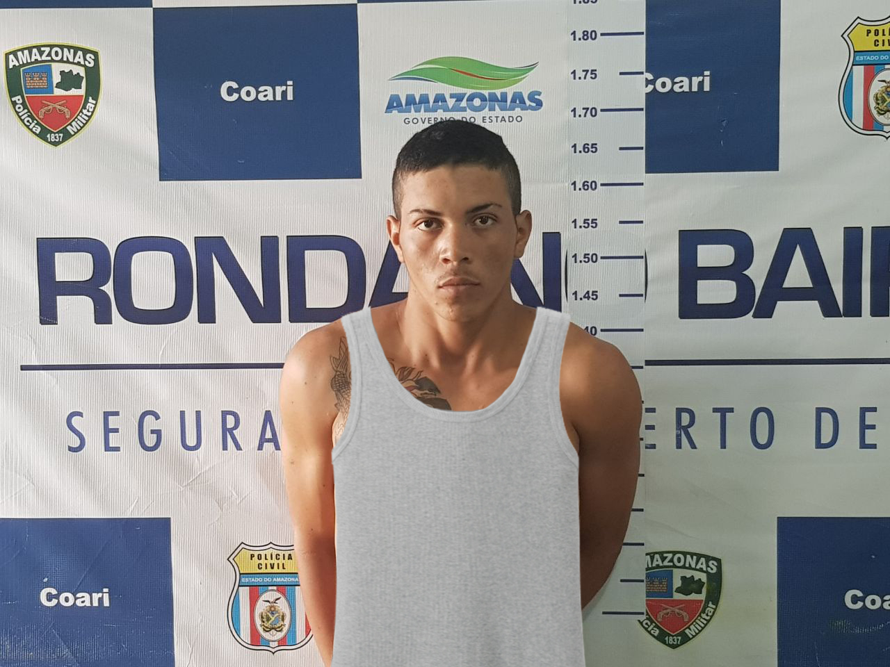 Jovem é preso acusado de cometer homicídio e fugir no Amazonas