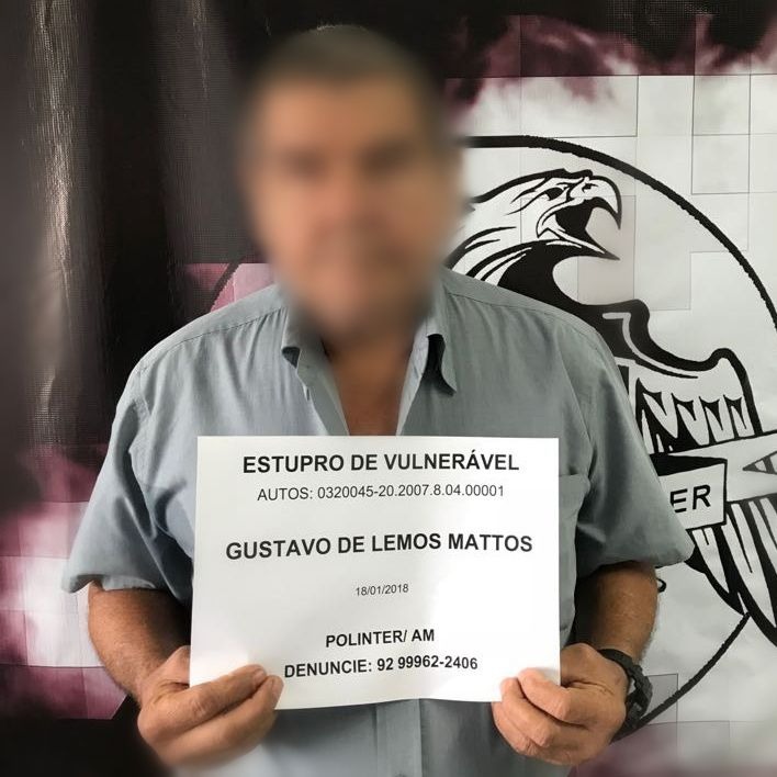 Procurado há um mês pela polícia, idoso é preso por estupro em Manaus