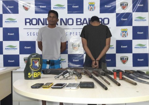 Integrantes de grupo que aterrorizava estrada com terçados e espingardas são presos no Amazonas