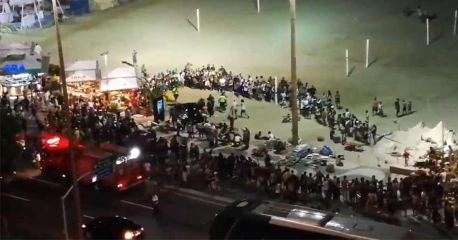 Morre bebê de 8 meses atropelado no calçadão de Copacabana