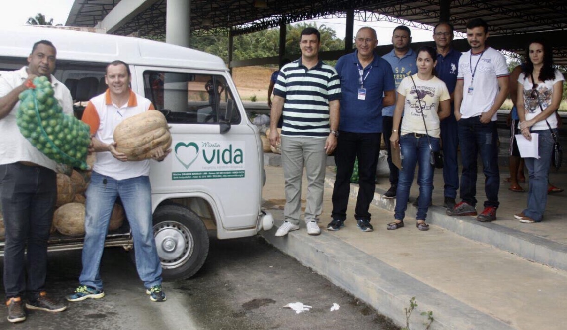 Aproximadamente 10 toneladas de alimentos são entregues à entidades filantrópicas de Manaus