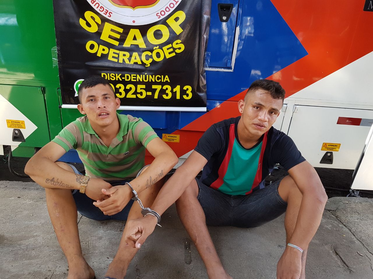 Briga de facas aterrorizante acaba com dois homens presos na Manaus Moderna