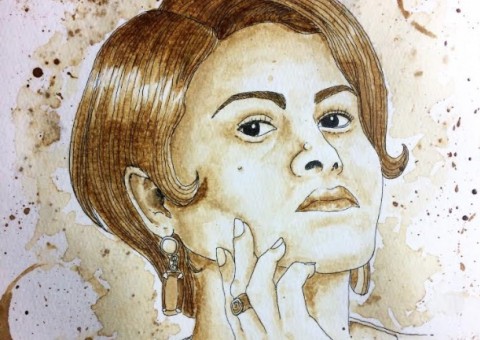 Nathalia Silveira realiza oficina de Aquarela com Café na Galeria do Largo