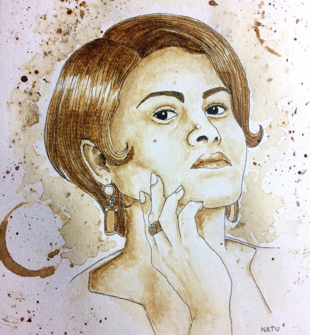 Nathalia Silveira realiza oficina de Aquarela com Café na Galeria do Largo