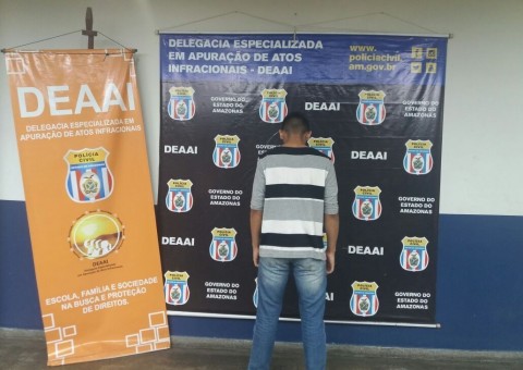  Respondendo por homicídio, jovem procurado por roubo é detido pela polícia em Manaus