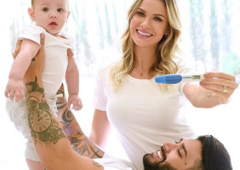 Grávidos, Andressa Suita e Gusttavo Lima revelam sexo do bebê