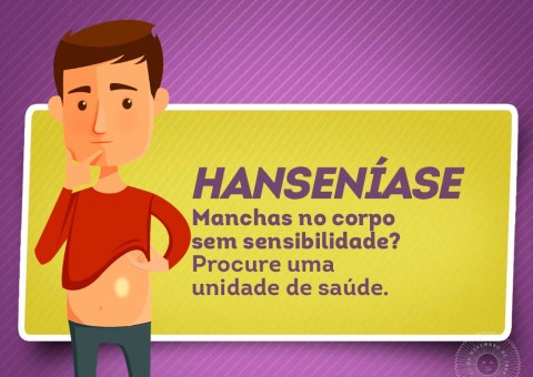 Manchas sem sensibilidade? Pode ser Hanseníase