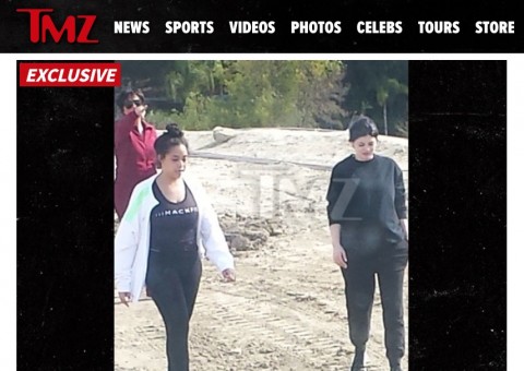 Após meses, Kylie Jenner é flagrada pela 1ª vez com barrigão de grávida