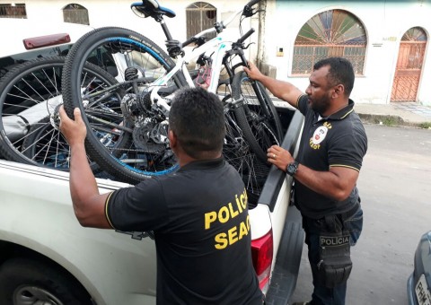 Em Manaus, jovem é preso suspeito de roubar bicicletas avaliadas em R$12 mil 