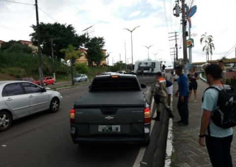 Acidentes de trânsito deixam 5 vítimas em menos de 2 horas em Manaus