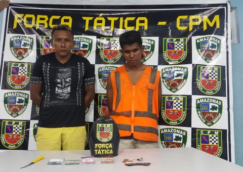 Dupla de motoqueiros é presa suspeita de esfaquear homem em Manaus