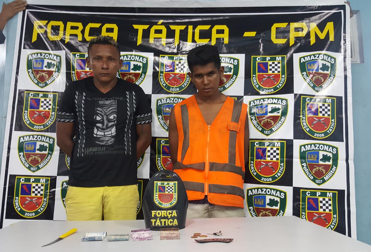 Dupla de motoqueiros é presa suspeita de esfaquear homem em Manaus