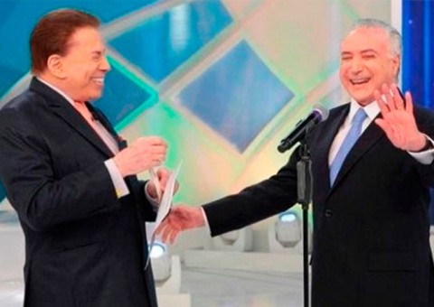 Silvio Santos recebe Michel Temer em programa e revolta internautas; Veja memes