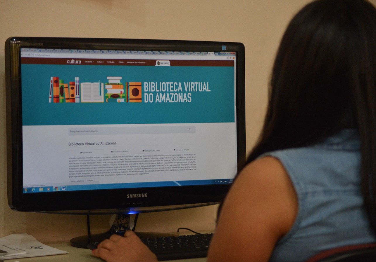 Tenha acesso a mais de três mil obras gratuitas na Biblioteca Virtual do Amazonas 