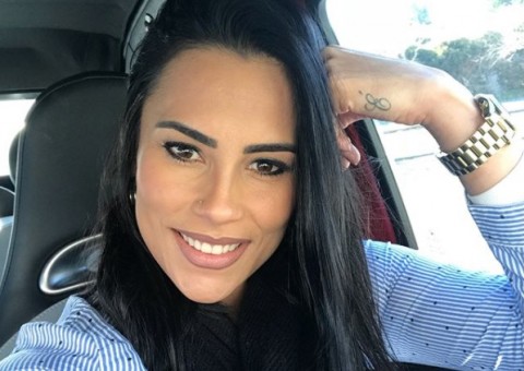 Ex-BBB Kelly está grávida de português que conheceu em reality