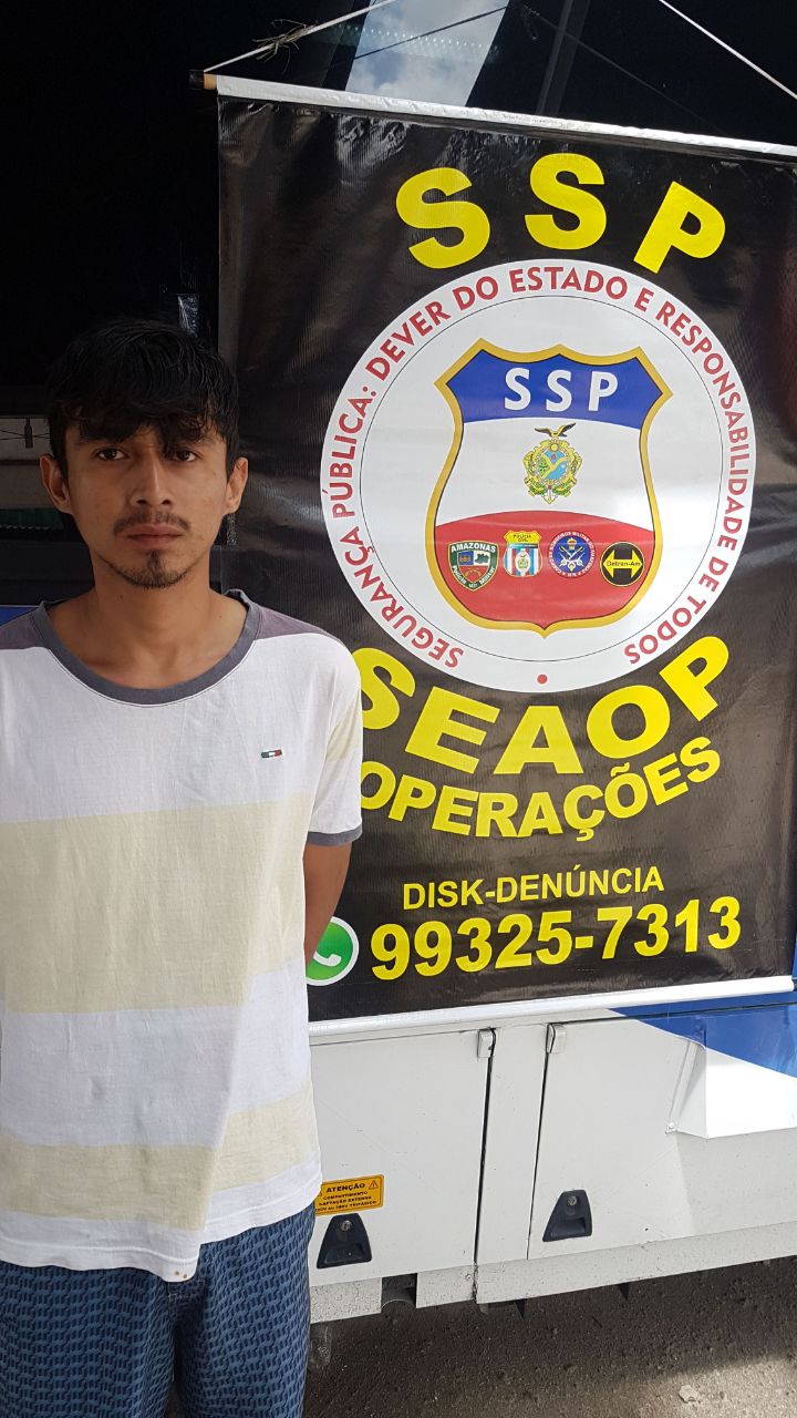 Foragido do Compaj especializado em arrastões é recapturado na casa de familiares em Manaus