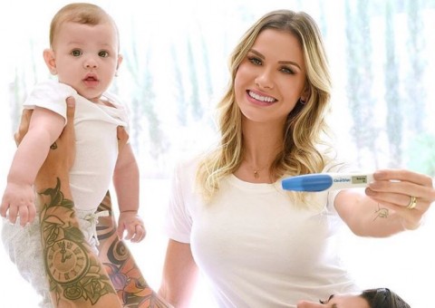 Esperando segundo filho com Gusttavo Lima, Andressa Suita tentará parto em casa