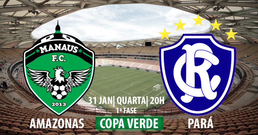 Manaus FC recebe o Remo em jogo histórico pela Copa Verde