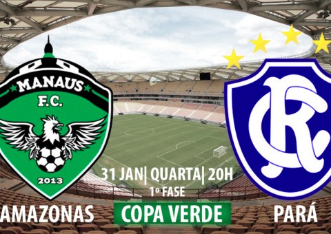 Manaus FC recebe o Remo em jogo histórico pela Copa Verde