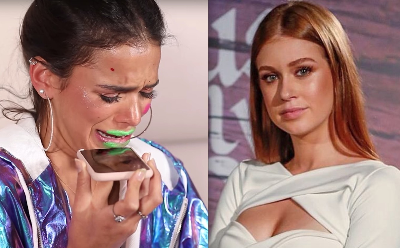 Bruna Marquezine 'trolla' Marina Ruy Barbosa, que reage: 'vai à merda'