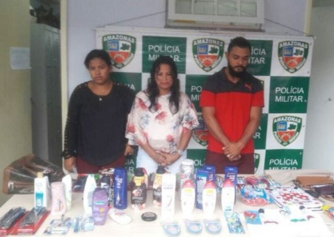 Mãe e filha são presas suspeitas de furto a supermercado em Manaus